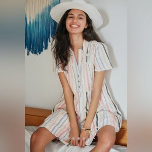 Anthropologie Georgina Tiered Dress Sz M